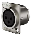 CONECTOR XLR PAINEL 3 VIAS