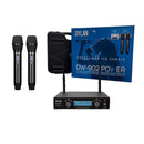 MICROFONE DYLAN DUPLO SEM FIO UHF DW-902 POWER