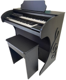 Órgão Eletrônico Rohnes RS 1 Plus Preto Fosco