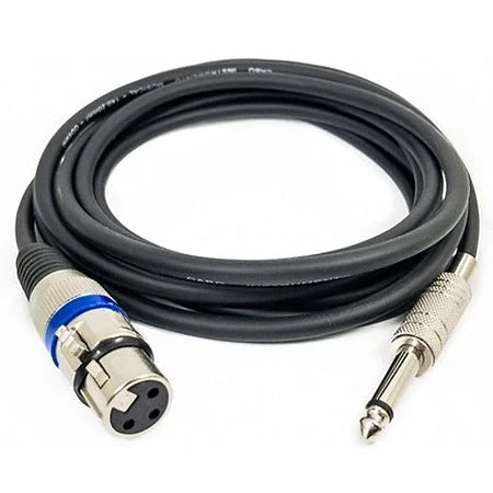 CABO P10 MACHO MONO + XLR FEMEA P/ MIC PRO SERIES 10M