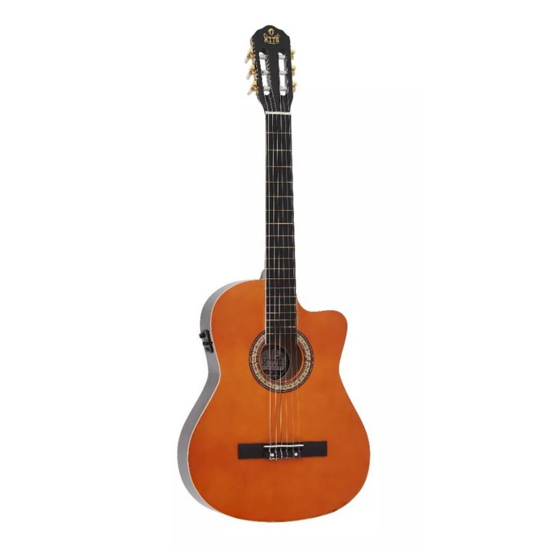 VIOLÃO MYTH NYLON ELETRICO ORANGE - MT39NCE