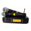 MICROFONE MXT UHF SEM FIO DUPLO DE MAO UHF-628M