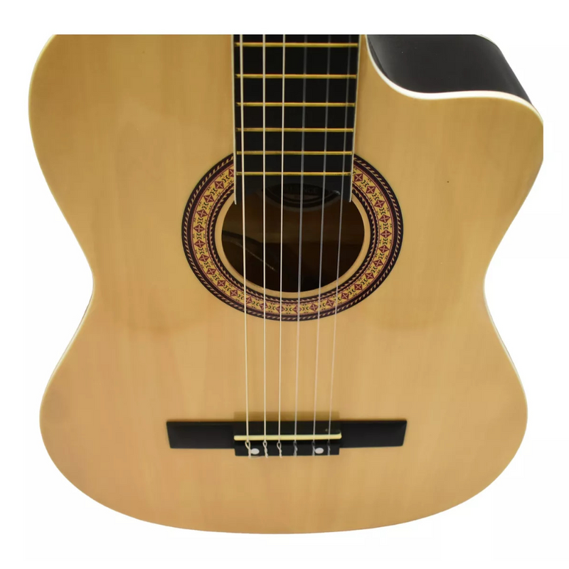 VIOLÃO MYTH NYLON ELETRICO NATURAL - MT39NCE