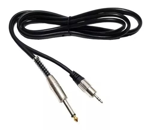 CABO P10 MONO + P2 ESTEREO PROFISSIONAL 1,8M