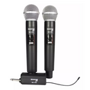 MICROFONE DUPLO VHF FREQUENCIA FIXA SOUNDVOICE LITE 