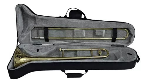 Trombone De Vara Bb Laqueado Calibre Fino - Magnum Msl100l