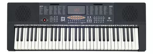 TECLADO MUSICAL MXT PRETO T1280BK