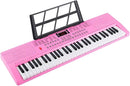 TECLADO MUSICAL MXT ROSA T1280PK