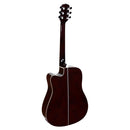 VIOLAO GIANNINI FOLK CUTAWAY ELETROACUSTICO COR TRANS DARK WINE GF-1D CEQ TDW