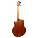 VIOLAO GIANNINI FOLK CUTAWAY GUITAR, NATURAL SATIN GSF-3 CEQ NS - E/A