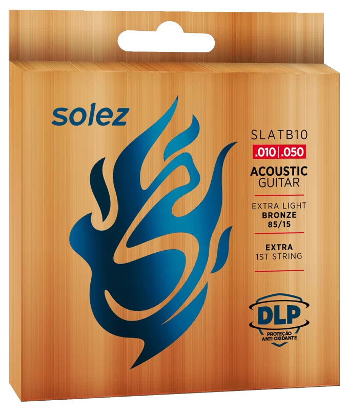 ENCORDOAMENTO SOLEZ VIOLÃO AÇO  85/15  SLAT 