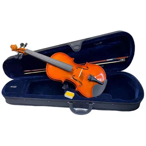 VIOLINO ZELLMER 3/4 NATURAL COM CASE E ARCO