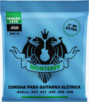 ENCORDOAMENTO MONTEREY GUITARRA 0,010 EMG10