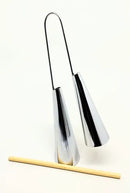 AGOGO DUPLO GRANDE CROMADO