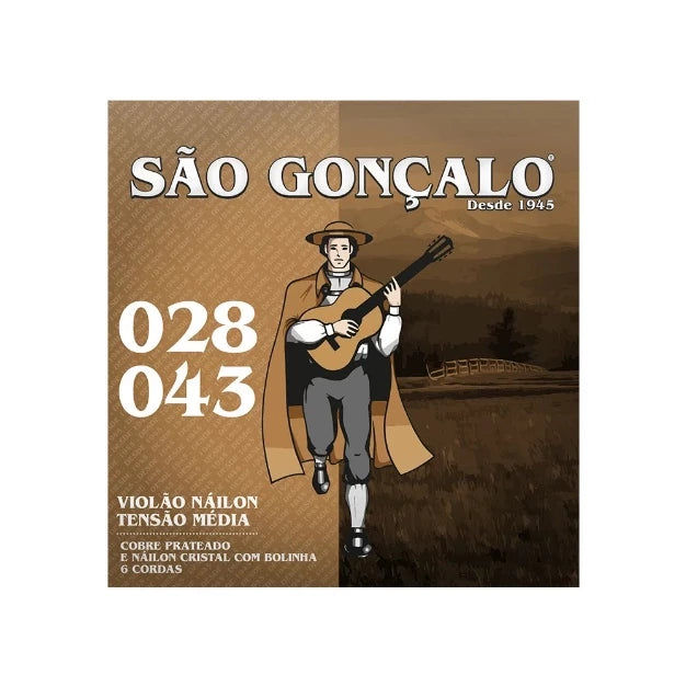 ENCORDOAMENTO  PARA VIOLÃO NYLON  SÃO GONÇALO 