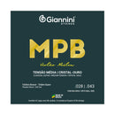 ENCORDOAMENTO GIANNINI MPB NYLON - PRETO OURO