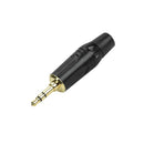 PLUG CONECTOR P2 PROSERIES PRETO/DOURADO PROFISSIONAL