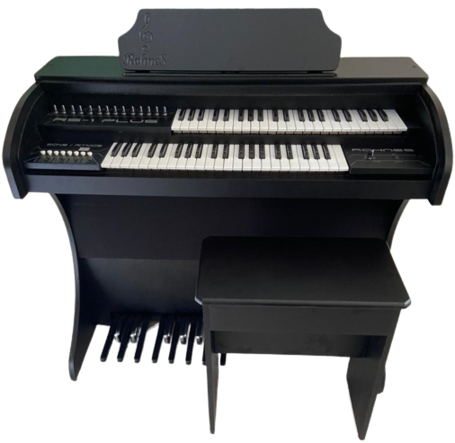 Órgão Eletrônico Rohnes RS 1 Plus Preto Fosco