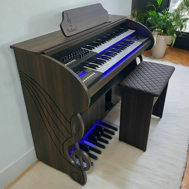 Órgão Eletrônico Rohnes RS 80 Marrom