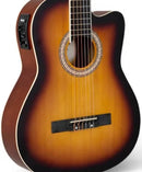 VIOLÃO ELÉTRICO NYLON MEMPHIS AD-60 SBS