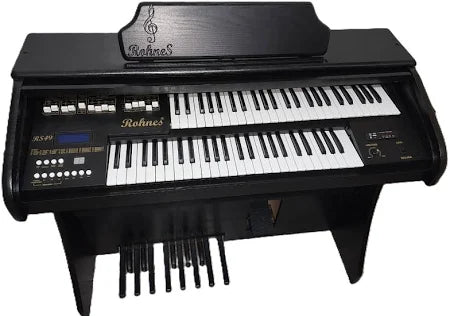Órgão Eletrônico Rohnes RS49 Preto Lacan c/ clave